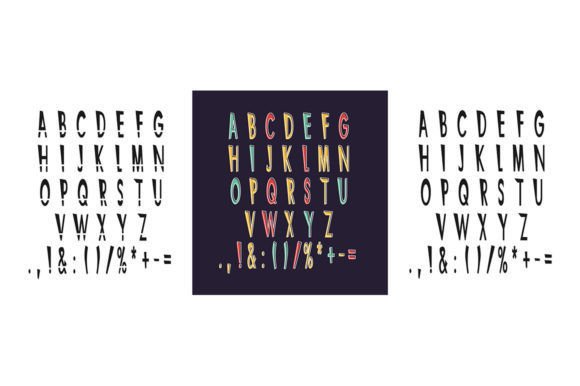 Amusing Black Style Alphabet Set: A Strategic Tool for Creative Expression
