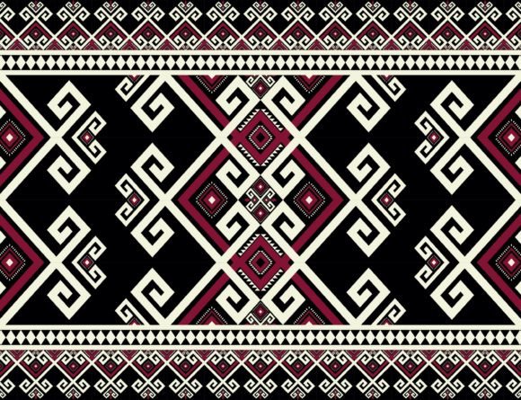 Aztec Tribal Border Pattern: A Timeless Design for Modern Decor