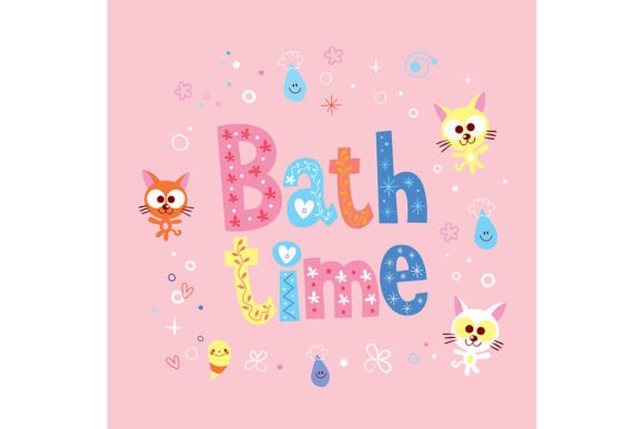 Bath Time Fun with Cute Kitten Designs