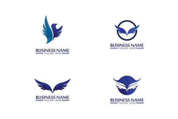 Bird Wings Logo Animal Icon Design Vect