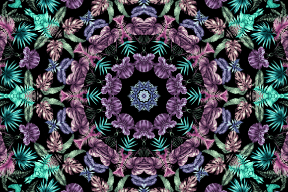Colorful Glam Feathers Kaleidoscope: A Fusion of Elegance and Creativity