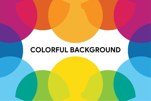 Colorful Half Circle Background: A Modern Graphic Design Element