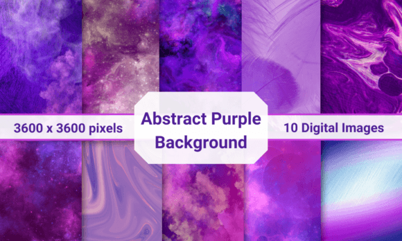 Exploring the Versatility of Abstract Purple Digital Papers