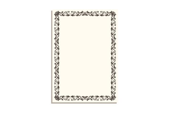 Frame with Vines and Leaves for Decorati