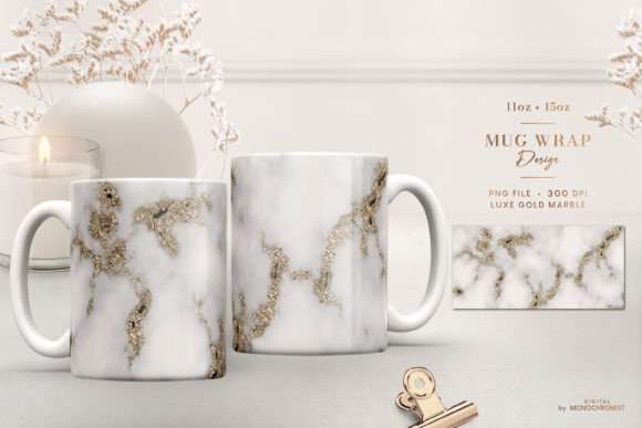 Mug Sublimation Template Beige Marble: A Stylish and Practical Design for Your Sublimation Projects