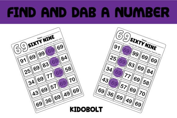 PreK Dab a Dot Number Worksheet - 69: A Practical Tool for Early Number Learning