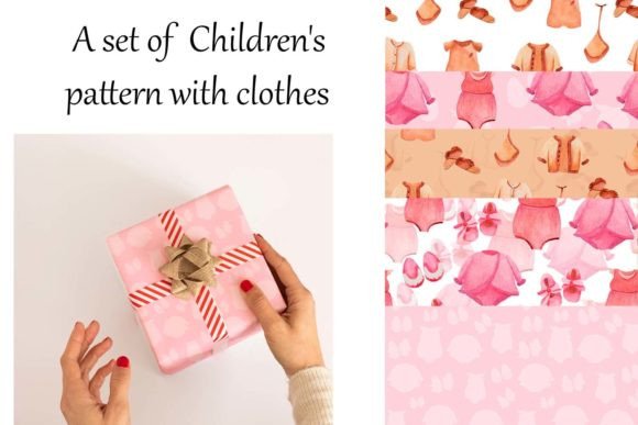 Seamless Pattern Children's with Clothes: A Versatile Design Solution for Creative Projects