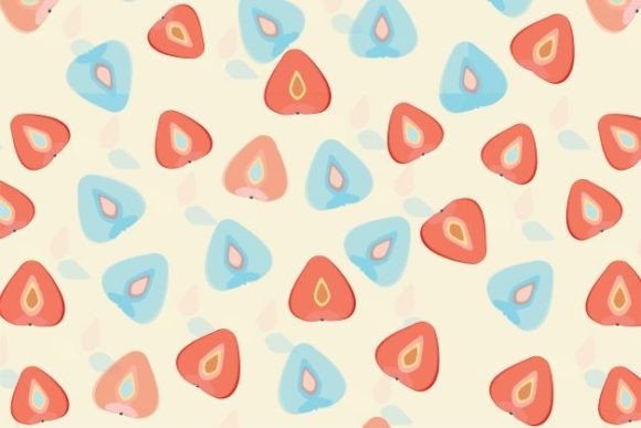 Seamless Slice Strawberry Valentine