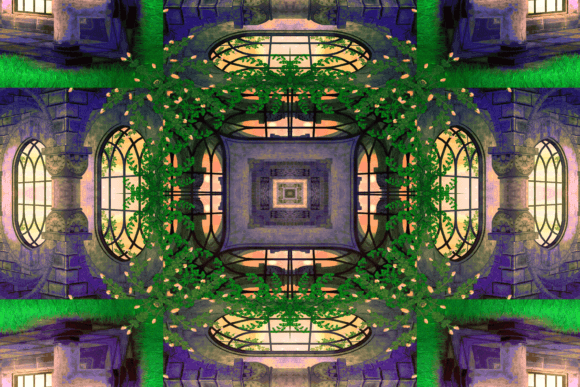 Stained Glass Garden Kaleidoscope