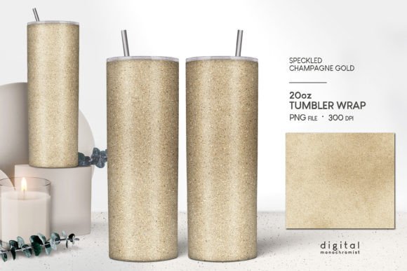 Tumbler Wrap Sublimation Gold Speckles: A Trendsetting Design for Creative Entrepreneurs